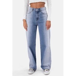 Trendy Wide Leg High Waisted Adika Jeans Two tone ombre Size XS